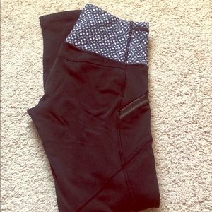lululemon fleece lined tights